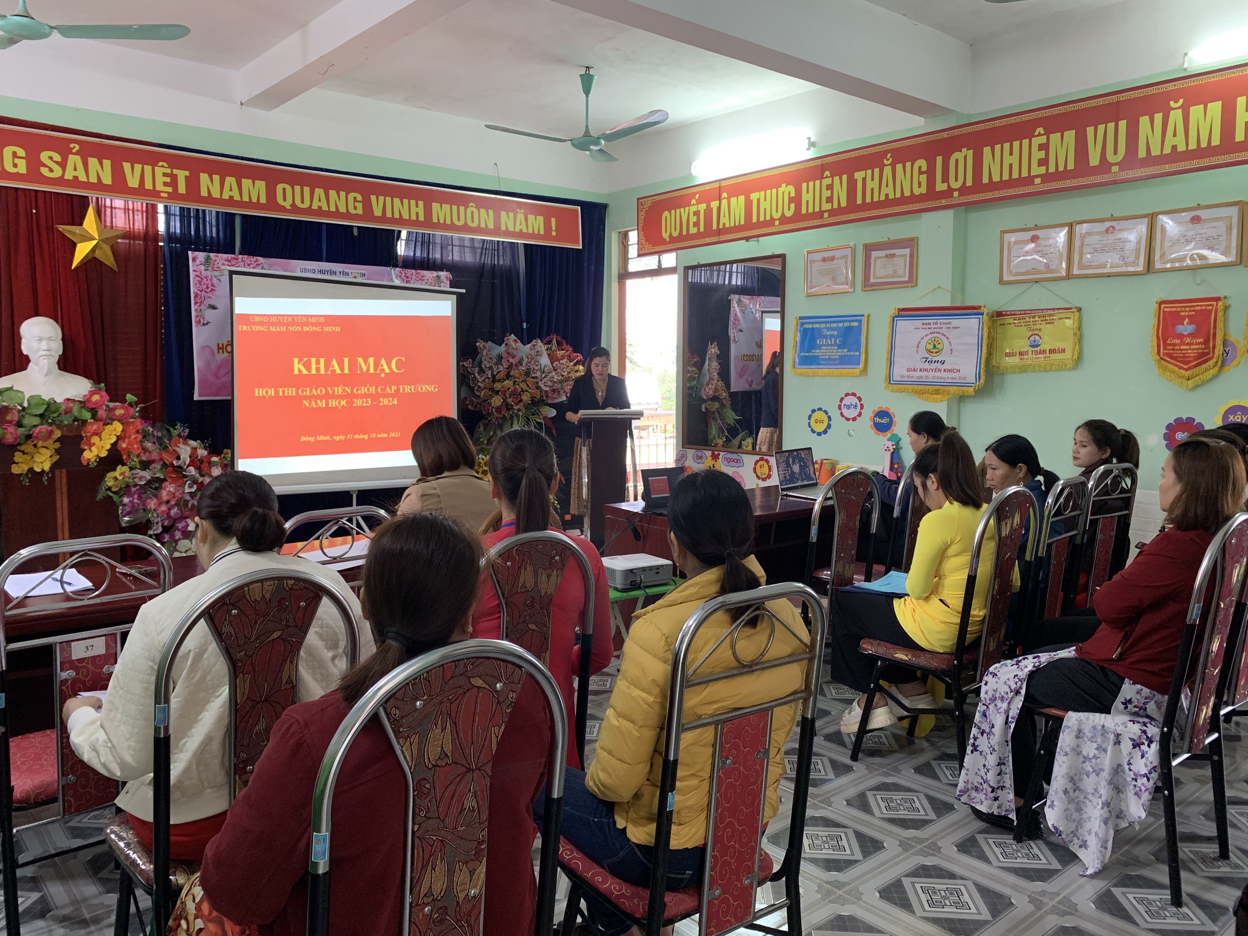 Hội thi giáo viên giỏi cấp trường năm học 2023-2024